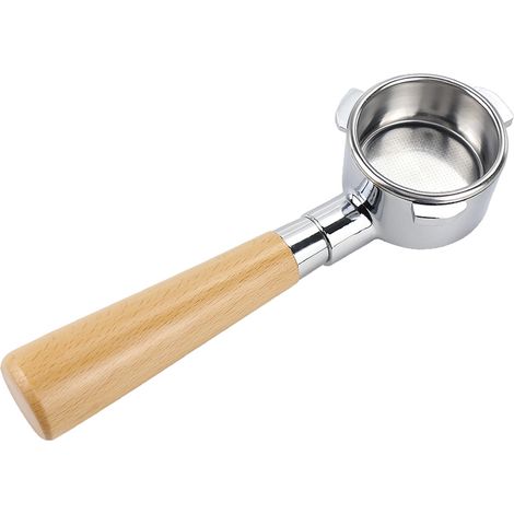 Hochwertiger, bodenloser 54-mm-Siebträger, kompatibel mit Breville Barista BES 870/878/880 Kaffeemaschinen. Ein Breville-Ersatz-Siebträger ist im Lieferumfang enthalten. (1/5)