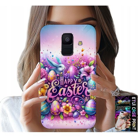 Custodia per Samsung A6 2018 - uova felici, Pasqua, uova di Pasqua (1/5)