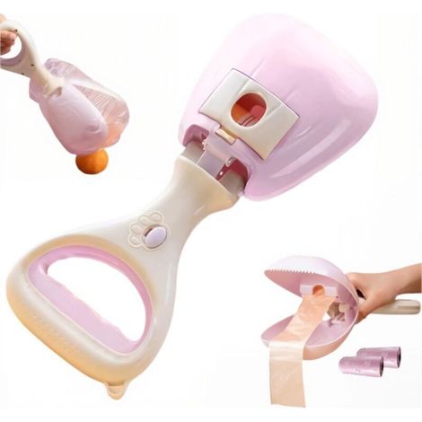 Dog poop scooper suitable for small, medium, and large dogs. Do not touch. (1/5)
