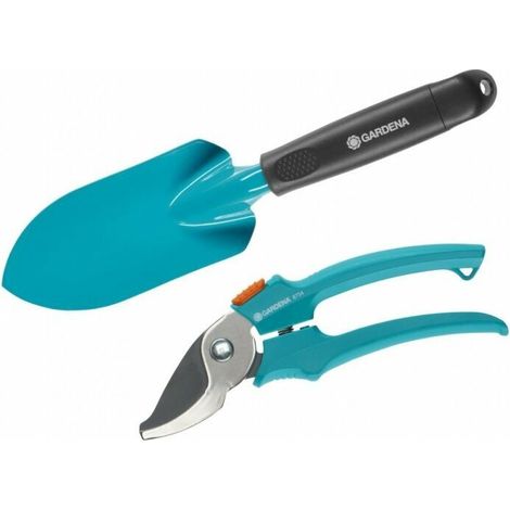 Gardena Basis-Set Kleingeräte 8950 Blumenkelle und 8754 Gartenschere