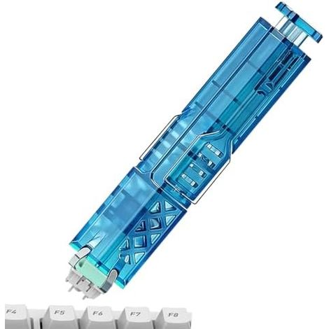 Extracteur de touches ergonomique - Outil de retrait de touches 2 en 1, accessoire clavier robuste, outil de maintenance pour claviers mécaniques de jeu à touches interchangeables à chaud. (1/5)