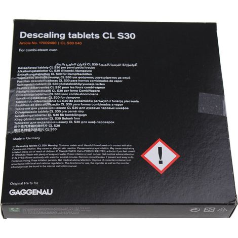 Bosch - entkalkungstabletten cl s30 040 - für combi-dampfbackofen - 17002490 - 4242006288945