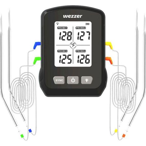 Levenhuk Wezzer Cook MT90 digitales Thermometer schwarz