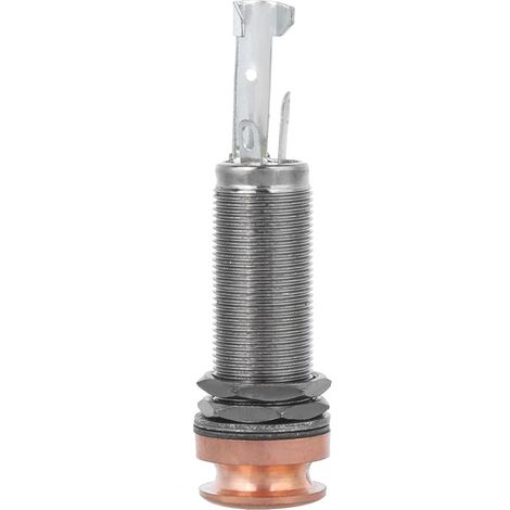 Prise jack pour guitare électrique, prise jack pour basse, système anti-courroie, embouchure en laiton (1/5)