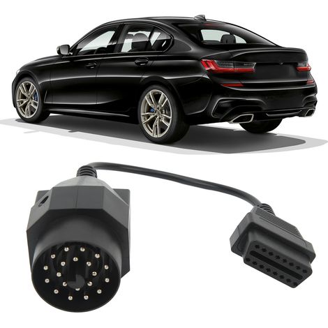 L'adaptateur d'interface 20 broches vers OBD2 pour outils de diagnostic automobile est compatible avec tous les modèles BMW équipés d'une interface à 20 broches. (1/5)