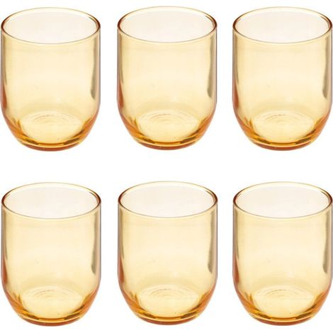 Lot de 6 Verres à Eau "Paol'Eau" 31cl Jaune (1/2)