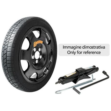 Acciaio - 125/80-16 - Kit ruotino di scorta