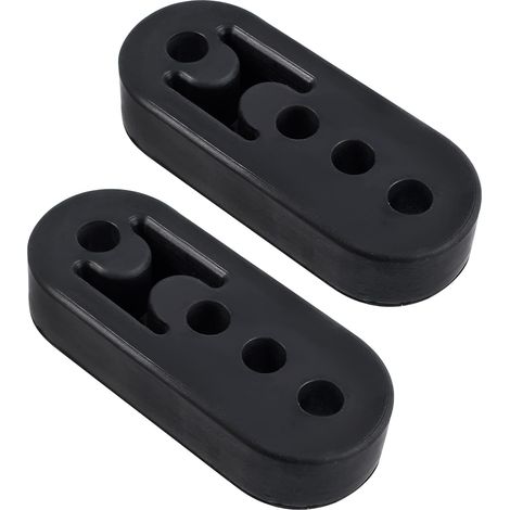 Lntyq Silent Bloc Echappement pour Voiture,Cintre D'échappement,Silent Bloc Echappement,Caoutchouc Echappement,Support D’échappement en Caoutchouc Noir