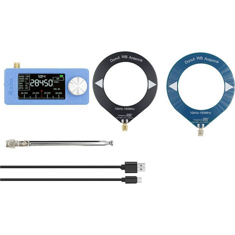 Radio SI4732 10kHz-180MHz LSB USB AM FM Receptor de radio de bolsillo Todas las bandas SW MW VHF, ESP-32-S3