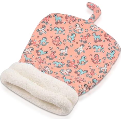 1-teiliger Schlafsack, Winter-Katzenhütte, 360°-Rundum- und selbsterwärmende Decke für Wohnungskatzen unter 7,5 kg.
