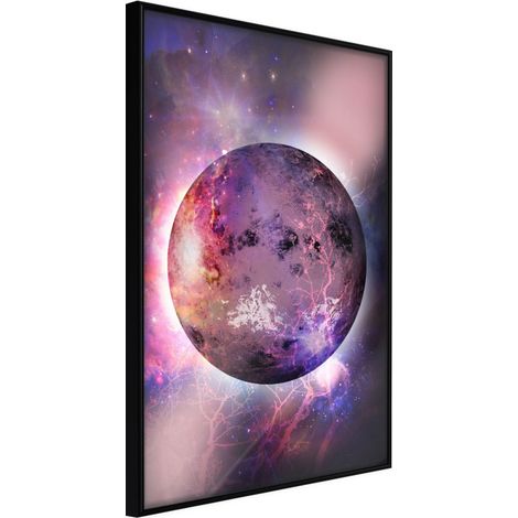 Affiche Murale Encadrée "Mysterious Celestial Body" 21 x 30 cm Noir