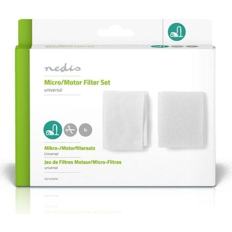 Ensemble de filtres universels pour aspirateur Nedis-AquaForge