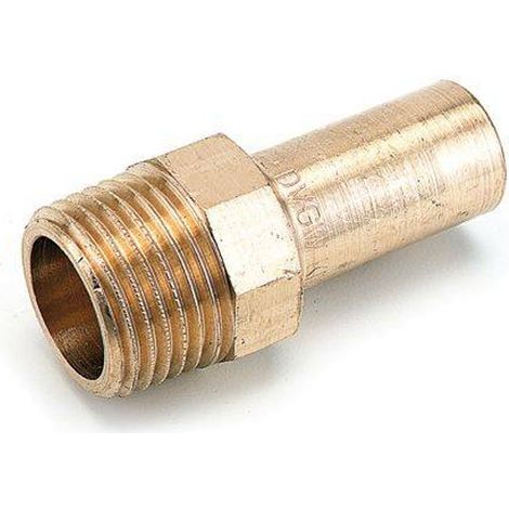 Kupfer Pressfitting Sudo-Press Einsteck-Übergangsverschraubung Außengewinde 12 mm - 1/2" Kontur V DVGW