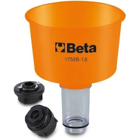 Beta 1758B-1,6 Entonnoir anti-reflux avec raccord rapide 1600 ml