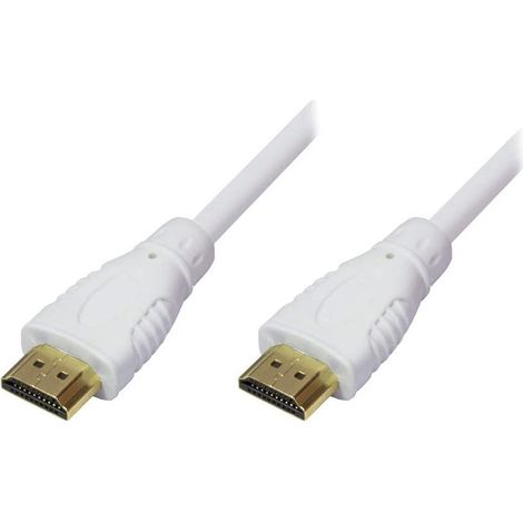 Techly Cavo High Speed HDMI con Ethernet 0.5 metri Bianco (1/5)