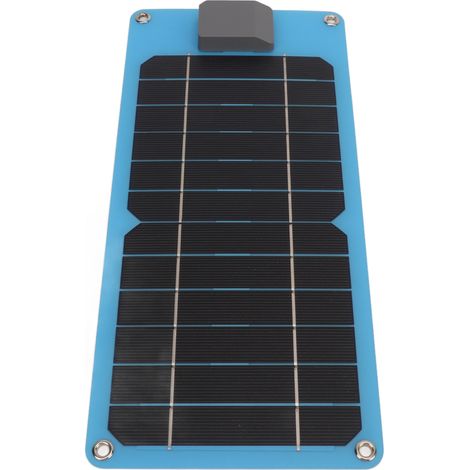 Chargeur Solaire Panneau 8W 5V Portable Étanche Batterie Voiture Bateau Caravane (1/5)