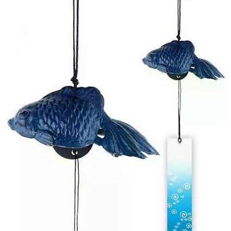 Carillon éolien, cloche décorative suspendue japonaise en fonte au son doux (1/4)