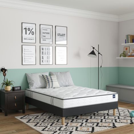 Matelas 140x190 cm mousse ferme Bultex Le Surprenant (1/4)