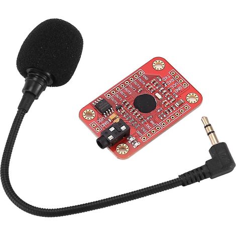 Módulo de reconocimiento de voz V3, reconocimiento de alta velocidad, compatible con Ard para Arduino, admite 80 tipos de sonidos de voz. (1/5)