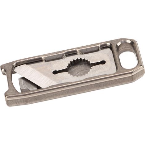 Cutter de Poche Rétractable en Titane avec Porte-clés pour Randonnée et Camping (1/5)