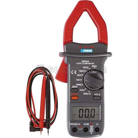 PINZA AMPERIMETRICA DIGITAL VOLTIMETRO MULTIMETRO AMPERIMETRO FERVI P075 (1/2)