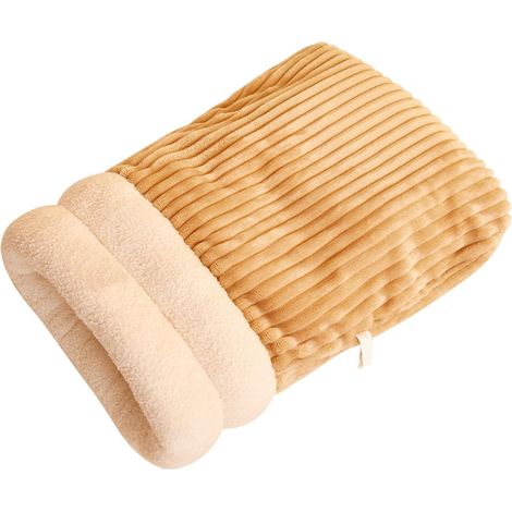 Générique Sac De Couchage Chien,Nid Maison Doux en Peluche Lit pour Chats pour Animaux De Compagnie Chaton Et Chiot en Hiver Intérieur Maison