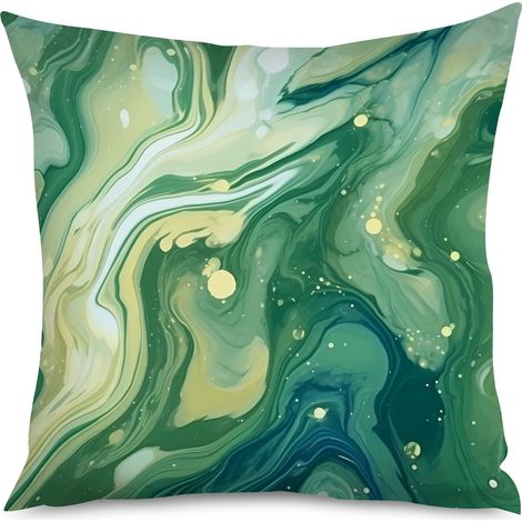 Housse de Coussin Décoratif Effet Marbre Chic (1/5)