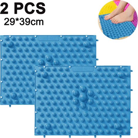 Tapis de massage des pieds, tapis d'acupression, tapis de réflexologie plantaire, tapis de marche, tapis de massage pour les orteils, tapis de salle de bain, tapis de yoga, tapis antidérapant pour jeu