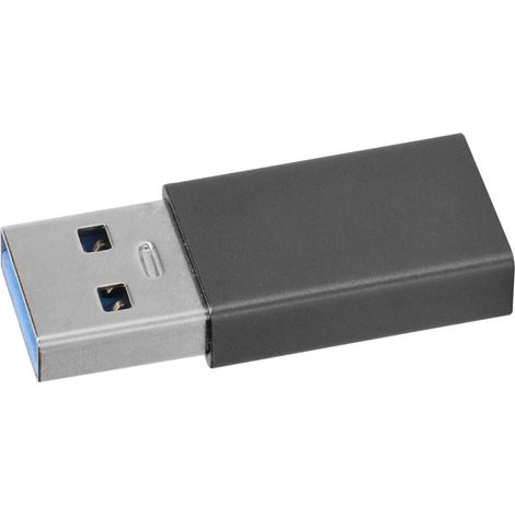 Luxuriöser, vergoldeter Stecker, USB-C-auf-USB-A-Steckeradapter, unterstützt schnelles Laden und Hochgeschwindigkeits-Datenübertragung, die Konstruktion aus Aluminiumlegierung gewährleistet eine reibu
