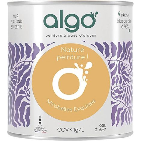 Pintura ecológica 0.5 L Amarillo Mirabeles Exquisitas - Algo