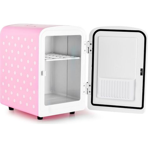 Mini réfrigérateur 4L Yoghi Cold Beauty Pea - Versatile et silencieux - Rose et Blanc (1/5)