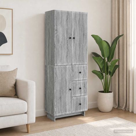 vidaXL Cabinet Set 2 pcs Engineered Wood (1/5)