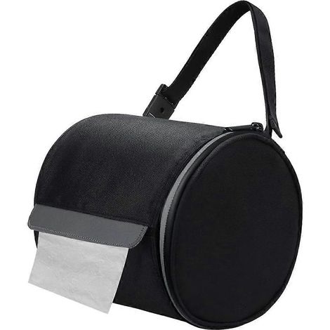 Porte-papier toilette suspendu, porte-mouchoirs étanche, étui à rouleau résistant aux chats, sac de rangement portable pour rouleau de papier toilette (1/5)