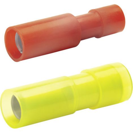 Klauke 950V Rundsteckhülse  4 mm² 6 mm² Stift-Ø: 5 mm Vollisoliert Gelb 1 St.