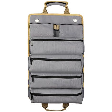 Sac fourre-tout en tissu Oxford, organisateur d'outils multifonctionnel avec 6 poches pour le rangement de l'équipement d'outillage domestique et professionnel (1/5)