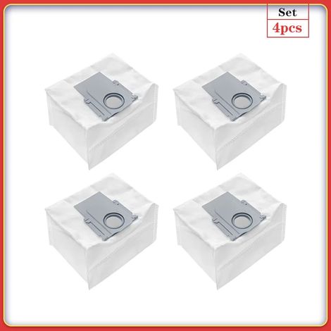 Sacs à poussière pour aspirateur robot Roborock S8 Pro Ultra, Roborock S7 Maxv Ultra, Roborock Q7 Max+, Roborock Q8 Max Puls Ultra-AquaForge