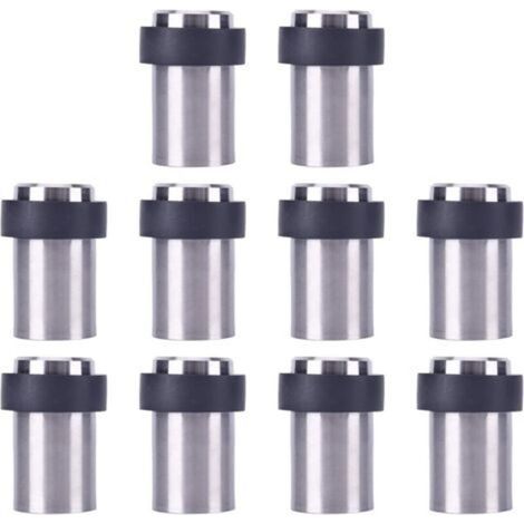 10 fermaporta da pavimento in acciaio inox da 6 cm, fermaporta, serrature per porte (1/4)