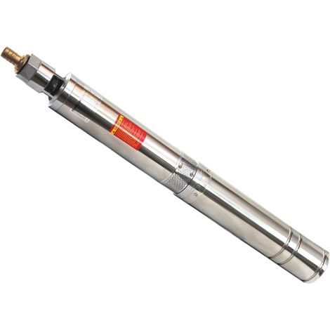 Pompe immergée pour forage - 1500W - 70 m - Inox - 5.4 m3-h