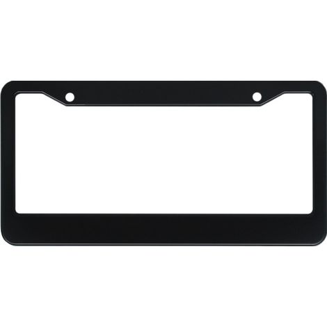 Cadre de plaque d'immatriculation en alliage d'aluminium épais, acier inoxydable et fibre de carbone avec trous ronds (1/3)