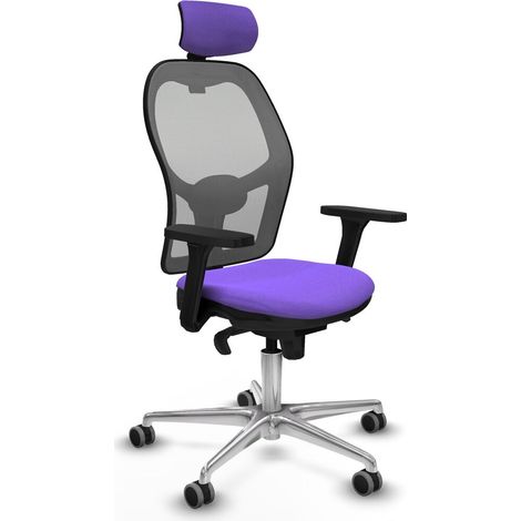 Sedia Ufficio con Poggiatesta Piqueras y Crespo 3D086G2 Lilla (1/5)