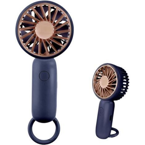Ventilateur de cou portable, 5000 mAh, sans pales, 5 vitesses réglables, affichage numérique, pour la maison, le bureau, les voyages et le sport (D) (1/5)