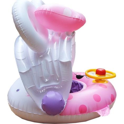 Babyschwimmbeckensitz, Babyschwimmring, aufblasbarer Schwimmring, Babyschwimmbecken-Schwimmhilfe für Kinder von 6–36 Monaten, aufblasbare Boje, Kinderschwimmausrüstung. Gu.B/bon (1/5)