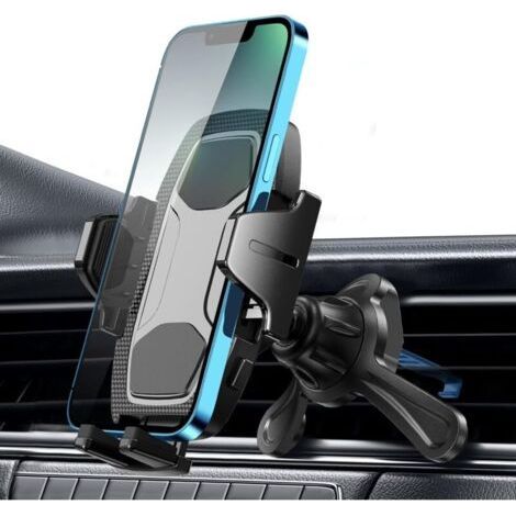Support Telephone Voiture Grille Aeration Auto Porte Phone Voiture Support Phone Portable Grille Ventilation Automobile Compatible Smartphone 360 Rotation