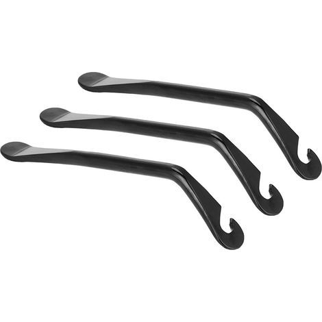 Démonte-pneu de vélo portable en acier au carbone trempé (lot de 3), outil de réparation de pneus de vélo (1/5)