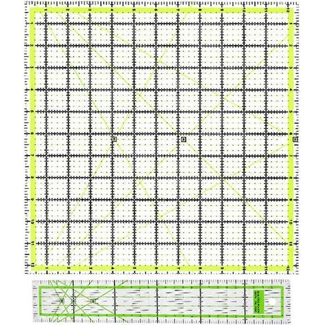 Règle de couture, règle de quilting, règle de coupe de tissu, outil de mesure pour la couture (1/4)