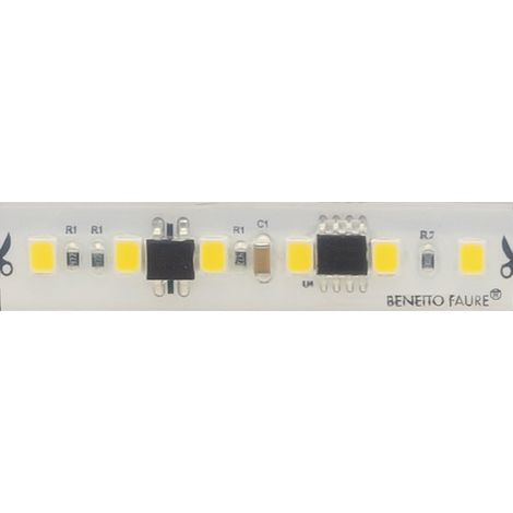 Ruban Led 50 M Fine 75 220 V 7 W/M 3000 K Ip65 - Ruban Led Flexible Haute Efficacité Pour Intérieur Et Extérieur - Beneito & Faure (1/4)