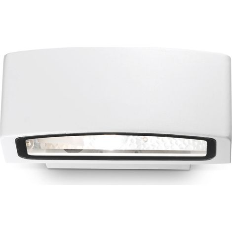Applique Moderna Andromeda Alluminio Bianco 1 Luce E27