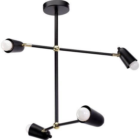 LÁMPARA TOOLIGHT APP1708-4CP BLACK (1/5)
