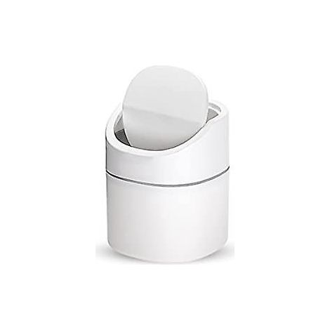 poubelle De Bureau, Mini Poubelle De Bureau En Plastique, Poubelle De Bureau, Utilise Pour La Famille, Le Salon, La Cuisine, La Chambre Coucher, (1/5)