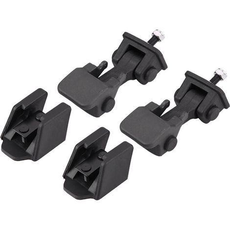 Paire de loquets de sécurité pour capot avant et support pour Jeep Wrangler TJ 97-06 (1/4)